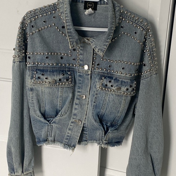 Studded Denim Jacket - Picture 2 of 2